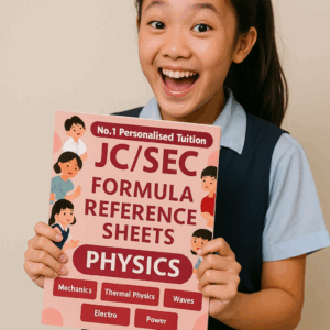 JC/IP/Sec Physics Workbook – Exam-Ready Notes & Practice Sheets (Singapore Syllabus)