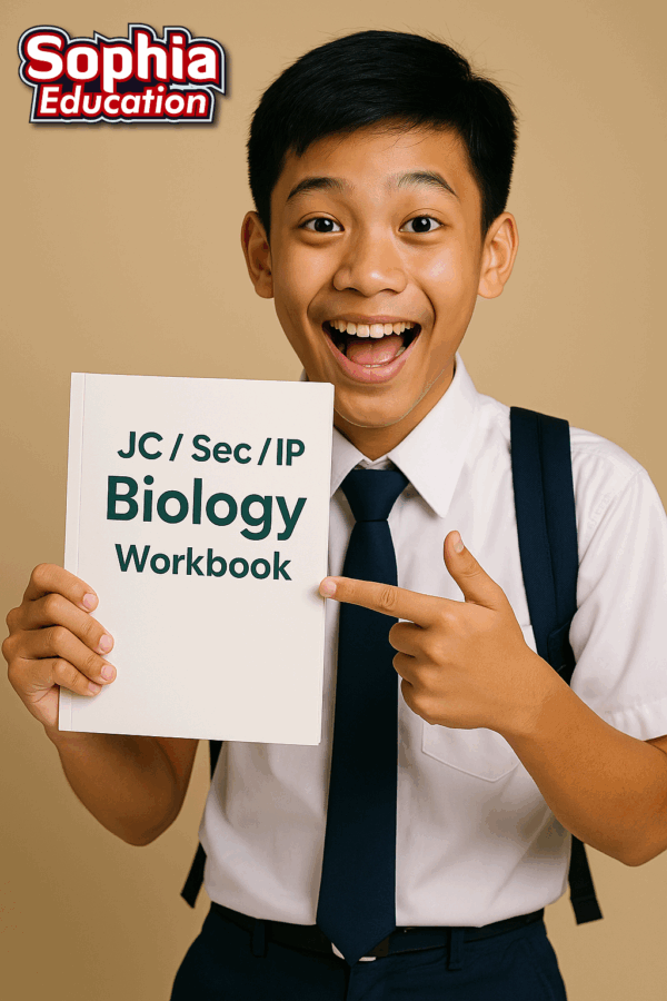 JC/IP/Sec Biology Workbook – Exam-Ready Notes & Practice Sheets (Singapore Syllabus)